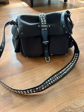 Michael Kors Black Studded Purse